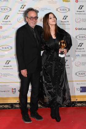 Tim Burton with partner Monica Bellucci at the 64 Globi d Oro 2024 awards ceremony at the Accademia Tedesca di Roma Villa Massimo Rome, 03 07 2024 Foto:xA.xM.xTinghinox xFuturexImagex globo_doro_4899