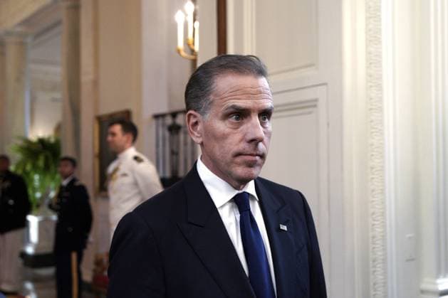 Hunter Biden, son of United States President Joe Biden, attends a Medal of Honor Ceremony in the East Room of the White House Featuring: Hunter Biden Where: Washington, District of Columbia, United States When: 03 Jul 2024 Credit: POOL via CNP INSTARimages.com EDITORIAL USE ONLY. NOT FOR USE BY NEWSPAPERS BASED IN THE UK. Copyright: xYurixGripasx-xPoolxviaxCNPx instar53919834