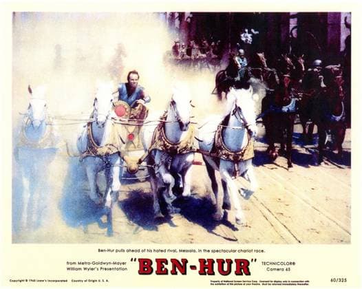 Ben-Hur (1959) - filmstill Ben-Hur (1959) Lobby card with Charlton Heston - - - EDITORIAL USE ONLY Copyright: xCAP KFSx