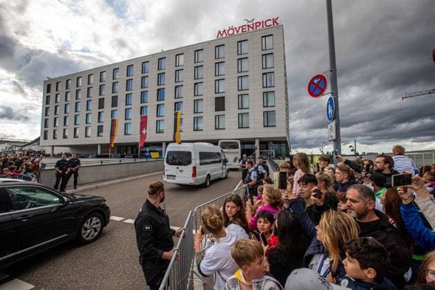 Arrival of the German national soccer team at the Mövenpick Hotel at Stuttgart Airport Copyright: xSimonxAdomatx