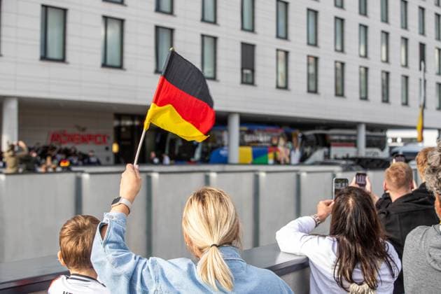 Arrival of the German national soccer team at the Mövenpick Hotel at Stuttgart Airport Copyright: xSimonxAdomatx