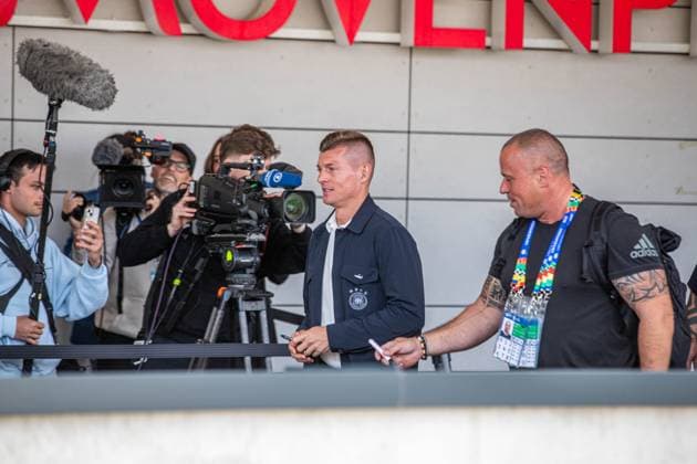 Arrival of the German national soccer team at the Mövenpick Hotel at Stuttgart Airport Copyright: xSimonxAdomatx