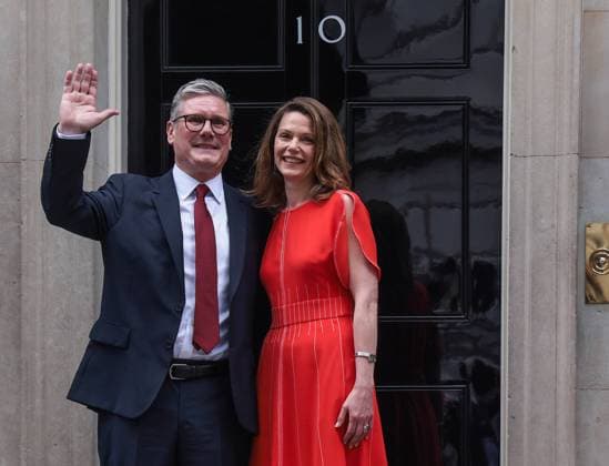 Bilder des Jahres 2024, News 07 Juli News Themen der Woche KW27 . 05 07 2024. London, United Kingdom. General Election Downing Street. New PM Keir Starmer arrives at Downing Street, General Election 2024.  xMartynxWheatleyx xi-Imagesx IIM-25352-0033