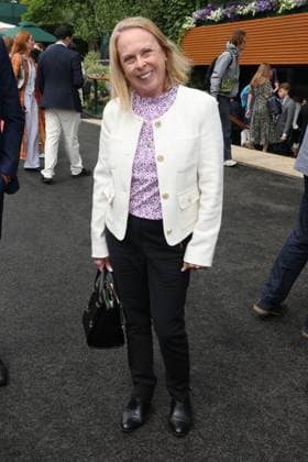 . 06 07 2024. London, United Kingdom. Jayne Torvill arriving on day six of the Wimbledon Tennis Championships in London.  xStephenxLockx xi-Imagesx IIM-25356-0001