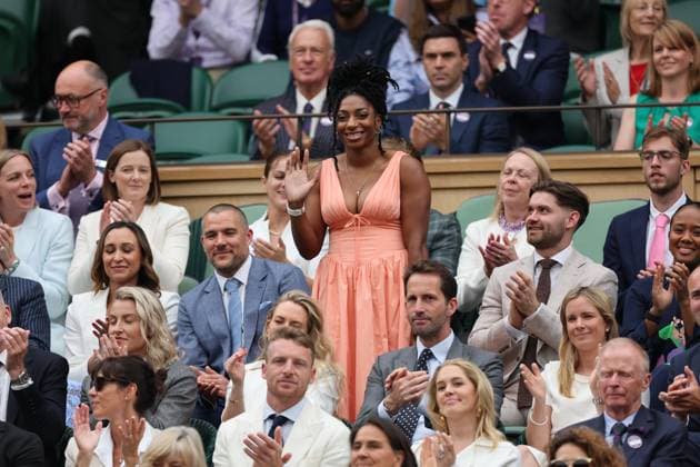 . 06 07 2024. London, United Kingdom. Sporting stars in the Royal Box on day six of the Wimbledon Tennis Championships in London.  xStephenxLockx xi-Imagesx IIM-25356-0041