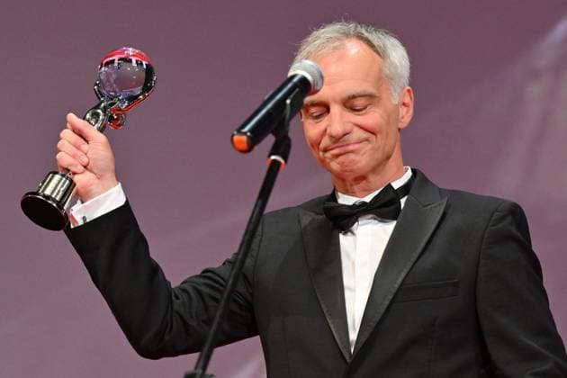 Actor Ivan Trojan received President s Award of Karlovy Vary International Film Festival for outstanding contribution to Czech cinema at the closing awards ceremony of the 58th Karlovy Vary International Film Festival, in Karlovy Vary, Czech Republic, on July 6, 2024. (CTKxPhoto OndrejxHajek) CTKPhotoP2024070604726  CTKPhotoP2024070604726