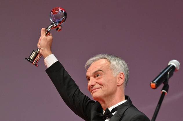 Actor Ivan Trojan received President s Award of Karlovy Vary International Film Festival for outstanding contribution to Czech cinema at the closing awards ceremony of the 58th Karlovy Vary International Film Festival, in Karlovy Vary, Czech Republic, on July 6, 2024. (CTKxPhoto OndrejxHajek) CTKPhotoP2024070604766  CTKPhotoP2024070604766
