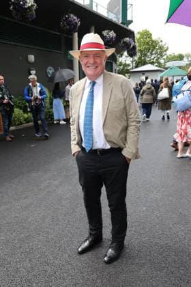 . 07 07 2024. London, United Kingdom. Rick Stein arriving on day seven of the Wimbledon Tennis Championships in London.  xStephenxLockx xi-Imagesx IIM-25359-0003