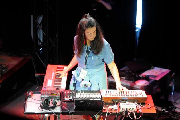 Entertainment Themen der Woche KW27 Die georgische Jazz-Keyboarderin Anushka Chkheidze beim Monheim Triennale Prequel. Georgian jazz keyboardist Anushka Chkheidze at the Monheim Triennale Prequel. Monheim am Rhein NRW DEU;DE;GERMANY;DEUTSCHLAND;ALLEMAGNE
