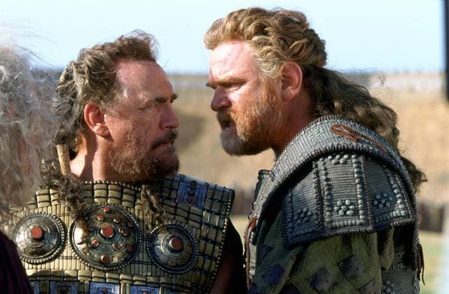 Troy (2004) - filmstill Troy (2004) Brian Cox & Brendan Gleeson - - - EDITORIAL USE ONLY Copyright: xAlexxBaileyx