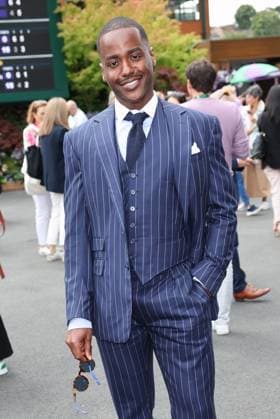 . 08 07 2024. London, United Kingdom. Ncuti Gatwa arriving on day eight of the Wimbledon Tennis Championships in London.  xStephenxLockx xi-Imagesx IIM-25360-0002