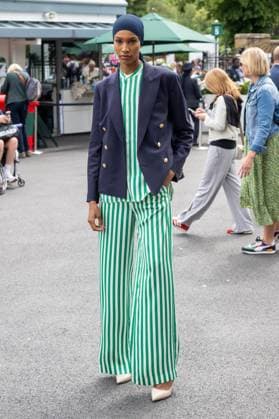 attends the eighth day of the Wimbledon tennis championships held at the All England Lawn Tennis & Croquet Club. Featuring: Ikram Abdi Omar Where: London, London, United Kingdom When: 08 Jul 2024 Credit: Ray Tang Cover Images **STRICTLY EDITORIAL USE ONLY** EDITORIAL USE ONLY. NOT FOR USE BY NEWSPAPERS BASED IN THE UK. Copyright: xx coverimg53932809