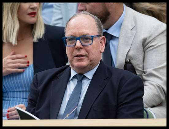 . 08 07 2024. London, United Kingdom. Prince Albert of Monaco in the Royal Box on day eight of the Wimbledon Tennis Championships in London.  xStephenxLockx xi-Imagesx IIM-25360-0045