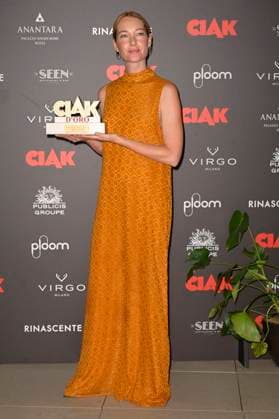 July 9, 2024, Rome, Italy: Cristiana Capotondi attends the Ciak d Oro 2024 tv series at Anantara Palazzo Naiadi Hotel. Rome Italy - ZUMAs197 20240709_aaa_s197_314 Copyright: xMarioxCartellix