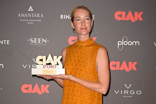 July 9, 2024, Rome, Italy: Cristiana Capotondi attends the Ciak d Oro 2024 tv series at Anantara Palazzo Naiadi Hotel. Rome Italy - ZUMAs197 20240709_aaa_s197_331 Copyright: xMarioxCartellix
