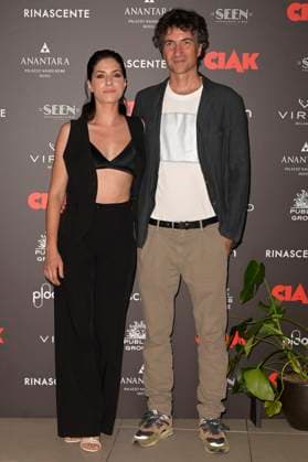 July 9, 2024, Rome, Italy: Maria Chiara Giannetta (l) and Davide Marengo (r) attend the Ciak d Oro 2024 tv series at Anantara Palazzo Naiadi Hotel. Rome Italy - ZUMAs197 20240709_aaa_s197_368 Copyright: xMarioxCartellix