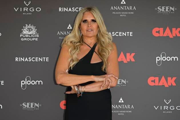 Ciak d Oro 2024 tv series in Rome, Italy - 09 Jul 2024 Tiziana Rocca attends the Ciak d Oro 2024 tv series at Anantara Palazzo Naiadi Hotel. Rome Italy Copyright: xMarioxCartellix xSOPAxImagesx Tiziana Rocca (1)