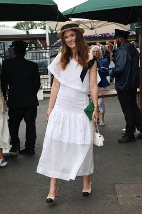 . 10 07 2024. London, United Kingdom. Kiera Knightley arriving on day ten of the Wimbledon Tennis Championships in London.  xStephenxLockx xi-Imagesx IIM-25368-0029