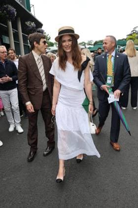 . 10 07 2024. London, United Kingdom. Kiera Knightley arriving on day ten of the Wimbledon Tennis Championships in London.  xStephenxLockx xi-Imagesx IIM-25368-0033