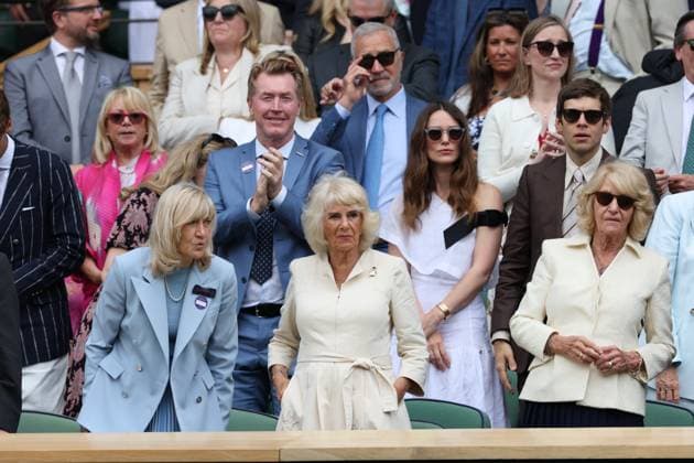 . 10 07 2024. London, United Kingdom. Royal Box on day ten of the Wimbledon Tennis Championships in London.  xStephenxLockx xi-Imagesx IIM-25368-0056