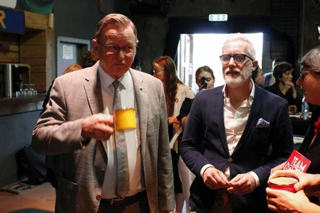 Erfurt, 10.07.2024 Präsentation der Landtagswahlkampagne der Partei Die Linke Thüringen und des Team Ramelow am 10. Juli 2024 zur Landtagswahl am 1. September 2024 in Thüringen Im Foto Ministerpräsident von Thüringen Bodo Ramelow Thüringen Deutschland *** Erfurt, 10 07 2024 Presentation of the state election campaign of the Left Party of Thuringia and Team Ramelow on July 10, 2024 for the state election on September 1, 2024 in Thuringia In the photo Prime Minister of Thuringia Bodo Ramelow Thuringia Germany Copyright: xMarioxGentzelx