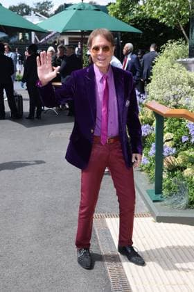 . 11 07 2024. London, United Kingdom. Sir Cliff Richard arriving on day eleven of the Wimbledon Tennis Championships in London.  xStephenxLockx xi-Imagesx IIM-25370-0002