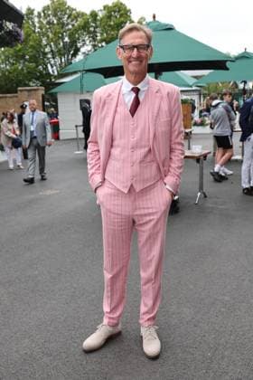 . 12 07 2024. London, United Kingdom. Tony Adams arriving on day twelve of the Wimbledon Tennis Championships in London.  xStephenxLockx xi-Imagesx IIM-25373-0001