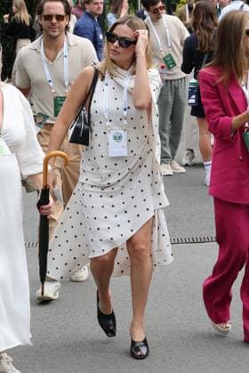 . 12 07 2024. London, United Kingdom. Margot Robbie arriving on day twelve of the Wimbledon Tennis Championships in London.  xStephenxLockx xi-Imagesx IIM-25373-0031