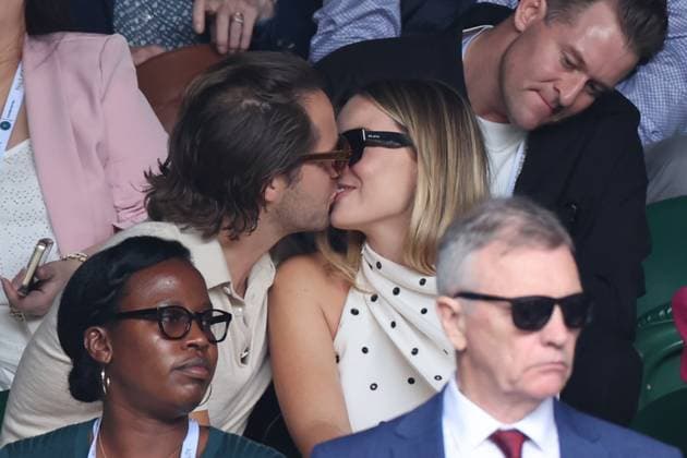. 12 07 2024. London, United Kingdom. Margot Robbie on day twelve of the Wimbledon Tennis Championships in London.  xStephenxLockx xi-Imagesx IIM-25373-0087