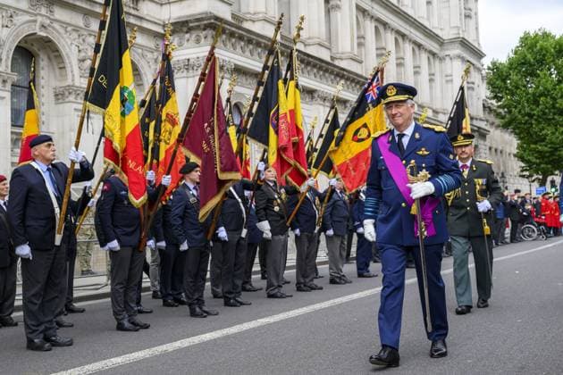 Belgian royals at the Cenotaph Parade, The Cenotaph, Whitehall, London Featuring: King Philippe of Belgium Where: London, United Kingdom When: 13 Jul 2024 Credit: Cover Images EDITORIAL USE ONLY. NOT FOR USE BY NEWSPAPERS BASED IN THE UK. Copyright: xx coverimg53947570