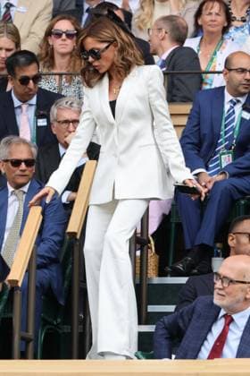 . 13 07 2024. London, United Kingdom. Kate Beckinsale in the Royal Box for the Ladies Singles Final on day thirteen of the Wimbledon Tennis Championships in London.  xStephenxLockx xi-Imagesx IIM-25379-0058
