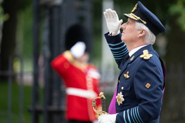 Entertainment Themen der Woche KW28 Entertainment Bilder des Tages King Philippe - Filip of Belgium pictured during an international ceremony in the context of the commemoration of the Belgian soldiers that died during the two World Wars, London, United Kingdom, Saturday 13 July 2024.  BARTxLENOIR 96369521