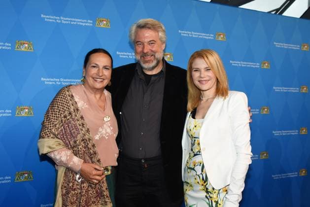 Ursula Maria Burkhart Actress Dieter Fischer Actor Silke Popp,Actress Munich 13 07 2024 BMW Welt Doppelkegel Bayerischer Engagiertpreis 2024 Award Ceremony An evening for the invaluable work of our volunteers in Bavaria Munich