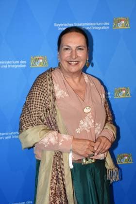 Ursula Maria Burkhart Actress Munich 13 07 2024 BMW Welt Double Cone Bavarian Commitment Award 2024 Award Ceremony An evening for the invaluable work of our volunteers in Bavaria Munich