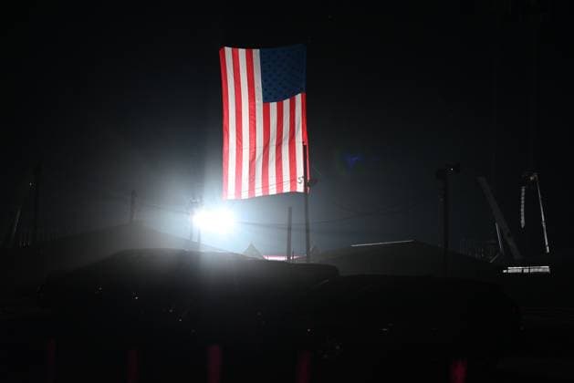 Authorities Work At The Trump Rally Crime Scene Of An Assassination Attempt On Former U.S. President Donald J. Trump In Butler Pennsylvania FBI, ATF, and law enforcement agencies are working at the crime scene where a gunman is attempting to assassinate Former President of the United States Donald J. Trump on stage at his rally at Butler Farm Show Airport in Butler, Pennsylvania, United States, on July 13, 2024. One rally attendee is killed, two rally attendees are in critical condition, and Former President of the United States Donald J. Trump is suffering a non-fatal gunshot wound. The shooter is dead after being killed by the United States Secret Service. Butler United States  Copyright: xKylexMazzax originalFilename: mazza-notitle240714_npoTx.jpg