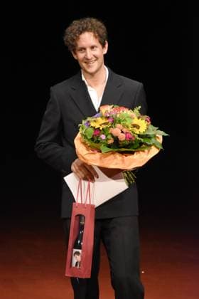 Moritz Treuenfels Actor Kurt Meisel Prizewinner Munich 14 07 2024 Residenztheater The Kurt Meisel Prize will be awarded to Moritz Treuenfels and the two sponsorship prizes to Isabell Antonia Hoeckel and Vassilissa Reznikoff at a matinee in Munich