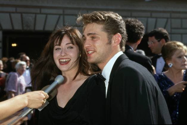 Archivbilder der Woche KW28 Jason Priestley and Shannen Doherty at the 43rd Annual Primetime Emmy Awards, Pasadena Civic Auditorium, Pasadena August 25, 1991 Featuring: Shannen Doherty Where: Los Angeles, California, United States When: 25 Aug 1991 Credit: Media Punch INSTARimages EDITORIAL USE ONLY. NOT FOR USE BY NEWSPAPERS BASED IN THE UK. Copyright: xRalphxDominguez MediaPunchx instar53949032