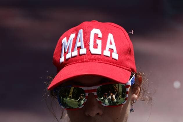 Trump Tower A Day After Donald Trump Injured In Shooting Supporter of Donald Trump is seen in front of the Trump Tower in New York City on July 14, 2024. On July 13 Donald Trump was injured in a shooting at the campaign rally in Butler, Pennsylvania New York City United States  Copyright: xJakubxPorzyckix originalFilename: porzycki-trumptow240714_np03K.jpg