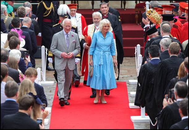 News Themen der Woche KW 29 Entertainment Bilder des Tages 15 07 2024. St Helier, United Kingdom. Their Majesties the King and Queen Visit the Channel Islands.  Copyright: xAndrewxParsonsx xParsonsxMediax PAR-8713-0059
