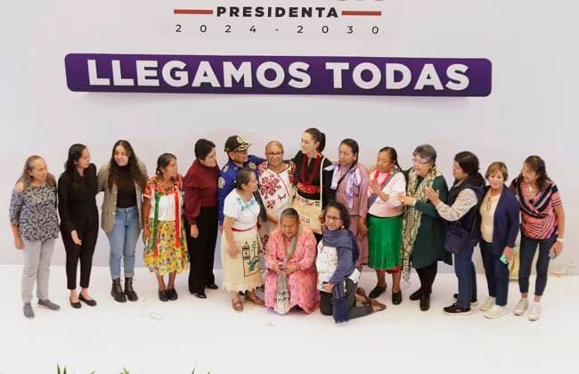 Claudia Sheinbaum, Mexico s Virtual President-elect, Announces Pension For Women From 60 To 64 Years Old Claudia Sheinbaum, Mexico s virtual president-elect, is meeting with women aged 60 to 64 from various fields at the Museo de la Ciudad in Mexico City, Mexico, where she is announcing that a pension will be granted for this age group at the beginning of 2025. Mexico City Mexico City Mexico  Copyright: xGerardoxVieyrax originalFilename: vieyra-notitle240716_npG4j.jpg