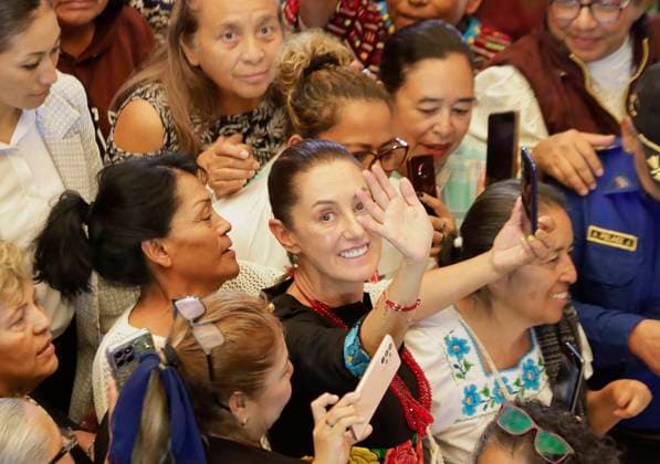 Claudia Sheinbaum, Mexico s Virtual President-elect, Announces Pension For Women From 60 To 64 Years Old Claudia Sheinbaum, Mexico s virtual president-elect, is meeting with women aged 60 to 64 from various fields at the Museo de la Ciudad in Mexico City, Mexico, where she is announcing that a pension will be granted for this age group at the beginning of 2025. Mexico City Mexico City Mexico  Copyright: xGerardoxVieyrax originalFilename: vieyra-notitle240716_nplhe.jpg