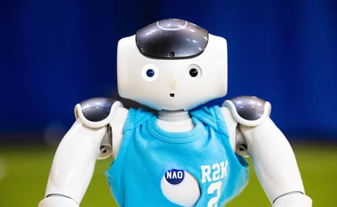 EINDHOVEN - Robot during a practice day in the run-up to the World Cup for Robots: RoboCup 2024. Universities and technology companies from all over the world show what their robots can do in various disciplines. ANP IRIS VAN DEN BROEK netherlands out - belgium out  Copyright: xx x503650128x originalFilename: 503650128.jpg
