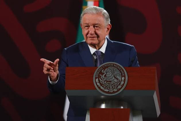 Mexico s President Andres Manuel Lopez Obrador speaking during a briefing conference in front media at National Palace where talk about the over-representation criteria in the Constitution for the integration of the Chamber of Deputies for the LXVI Legislature. on July 17, 2024 in Mexico City, Mexico. Mexico City Mexico - ZUMAe321 20240717_zia_e321_018 Copyright: xCarlosxSantiagox