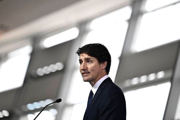 Kanada, Justin Trudeau besucht Militärzeremonie in Ottawa July 18, 2024, Ottawa, On, Canada: Prime Minister Justin Trudeau delivers remarks at a Chief of the Defence Staff change of command ceremony between Gen. Wayne Eyre and Gen. Jennie Carignan at the Canadian War Museum in Ottawa, on Thursday, July 18, 2024. Ottawa Canada  - ZUMAc35_ 20240718_zaf_c35_037 Copyright: xJustinxTangx