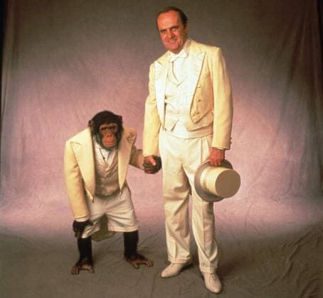 Archivbilder der Woche KW29 1991, Film Title: ENTERTAINERS, Pictured: ANIMALS (WITH ACTORS), CHIMP. Hollywood USA - ZUMAs87_ 20020609_dvc_s87_0012052 Copyright: xSNAPx