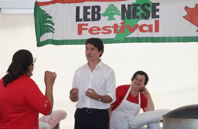 July 18, 2024, Ottawa, On, Canada: Prime Minister Justin Trudeau attends a Lebanese festival at the St. Elias Centre in Ottawa on Thursday, July 18, 2024. Ottawa Canada  - ZUMAc35_ 20240718_zaf_c35_078 Copyright: xPatrickxDoylex