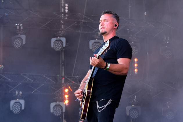 The Opening Of The Atlas United 2024 Music Festival Held In Kyiv Ihor Rybar, guitarist of BEZ OBMEZHEN band, during the ATLAS UNITED 2024 music festival on July 19, 2024 in Kyiv, Ukraine. Copyright: xx Oleksandr-Gusev-ATLAS-19072024(9)