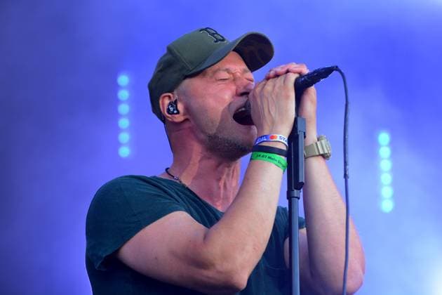 The Opening Of The Atlas United 2024 Music Festival Held In Kyiv Andriy Khlyvnyuk, front man of BoomBox (Ukrainian band), during the ATLAS UNITED 2024 music festival on July 19, 2024 in Kyiv, Ukraine. Copyright: xx Oleksandr-Gusev-ATLAS-19072024
