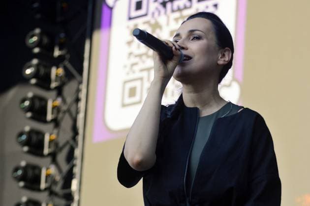 The Opening Of The Atlas United 2024 Music Festival Held In Kyiv Koltsova Oleksandra, front woman of Krykhitka band, during the ATLAS UNITED 2024 music festival on July 19, 2024 in Kyiv, Ukraine. Copyright: xx Oleksandr-Gusev-ATLAS-19072024(16)