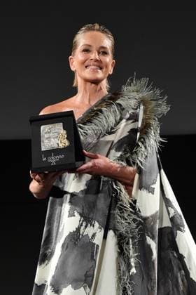 Taormina: Taormina Film Festival. Sharon Stone Lifetime Achievement Award. Pictured: Sharon Stone  Copyright: xMaurizioxD Avanzox xipa-agency.nx xMaurizioxDxAvanzox IPA_Agency_IPA48130533
